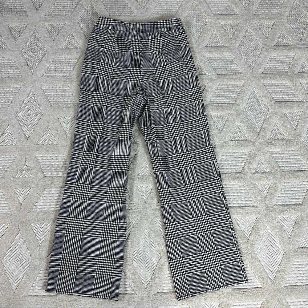 CYNTHIA ROWLEY Pants Sz 6 Houndstooth High Rise Trouser - Picture 14 of 14